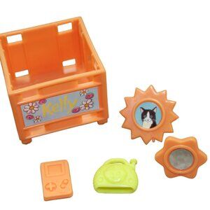 Barbie Kelly Bedroom Playset All Around Home Decor Game Accessories Vintage 2001